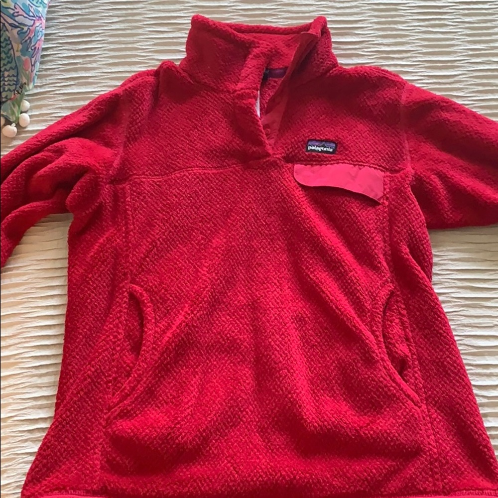 Patagonia pullover fuchsia